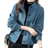 bleu-veste-surplus-militaire-femme-571 Női katonai kék kabát téli