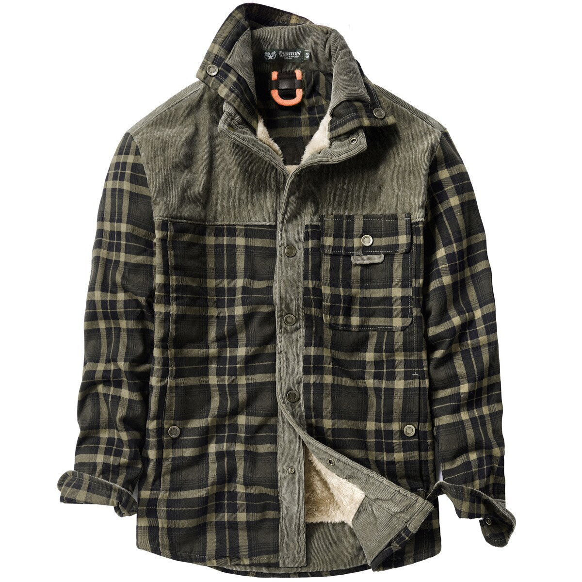 CHEMISE CHENE HOMME A CARREAUX BEIGES JUMFIL